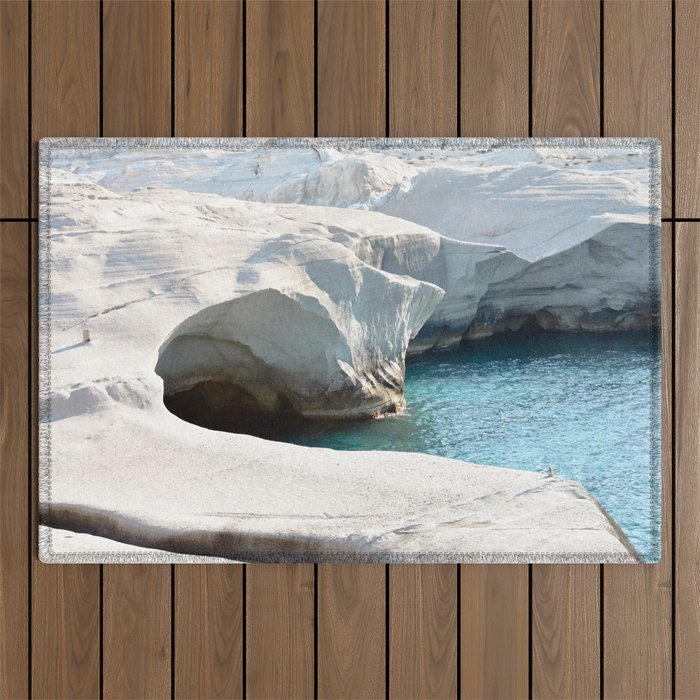 Milos Sarakiniko Beach Outdoor Rug Gallery Image 1