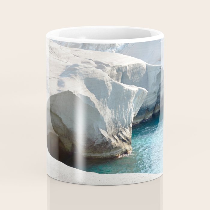 Milos Sarakiniko Beach Coffee Mug Gallery Image 4
