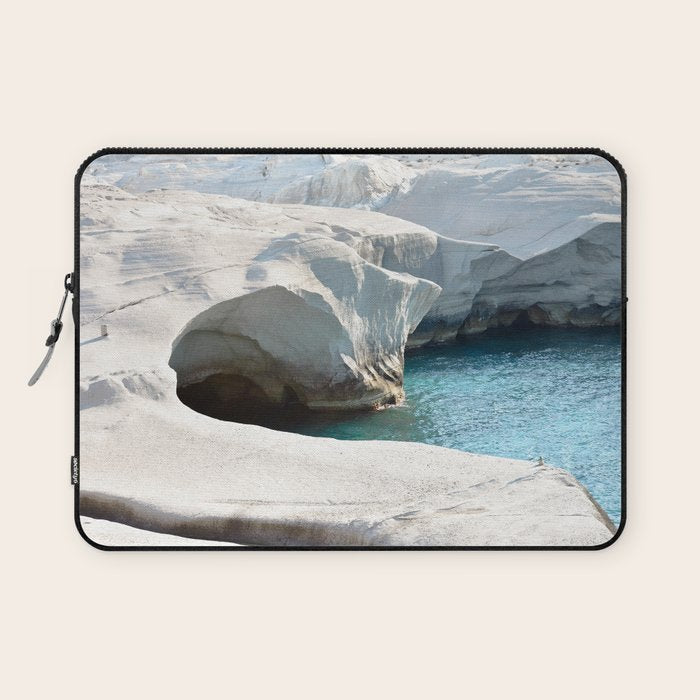 Milos Sarakiniko Beach Laptop Sleeve Gallery Image 1