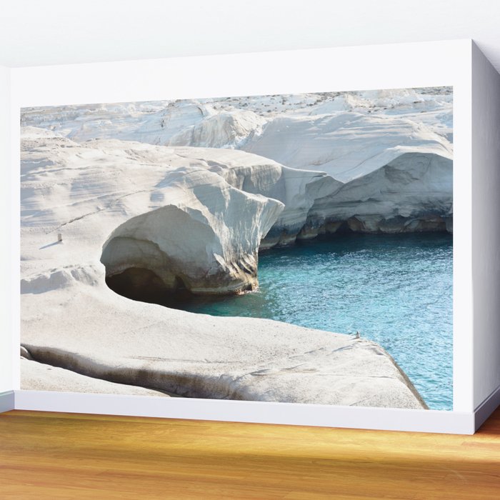 Milos Sarakiniko Beach Wall Mural Gallery Image 2