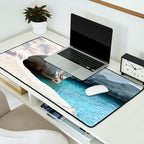 Milos Sarakiniko Beach Desk Mat Gallery Image 2