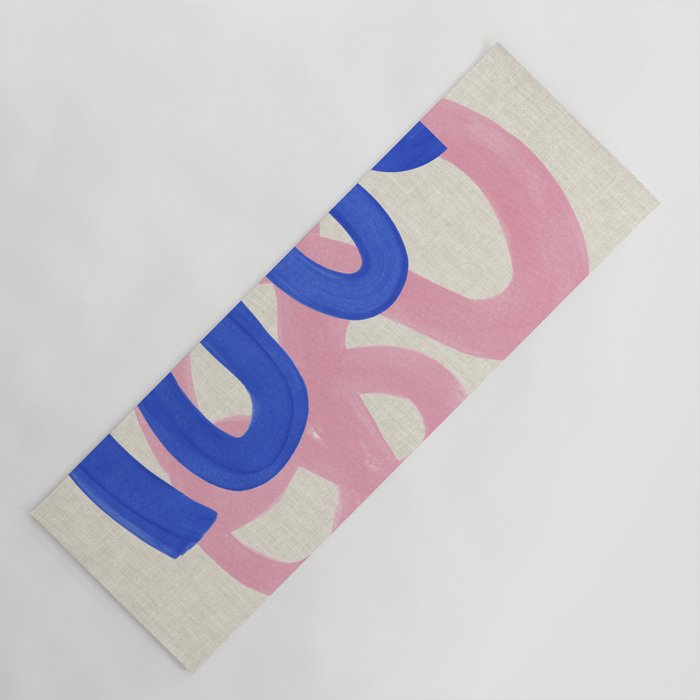 Pink Bloop Yoga Mat Gallery Image 1