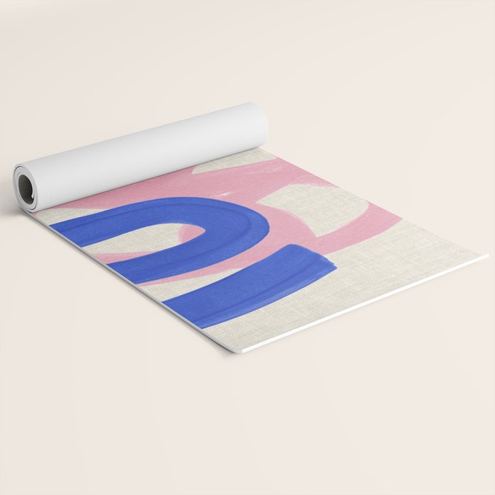 Pink Bloop Yoga Mat Gallery Image 2