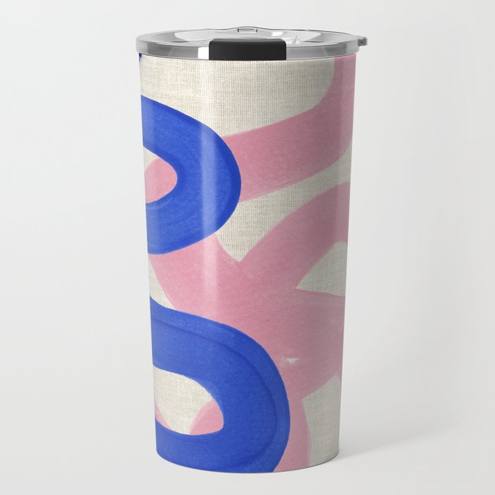 Pink Bloop Travel Mug Gallery Image 1