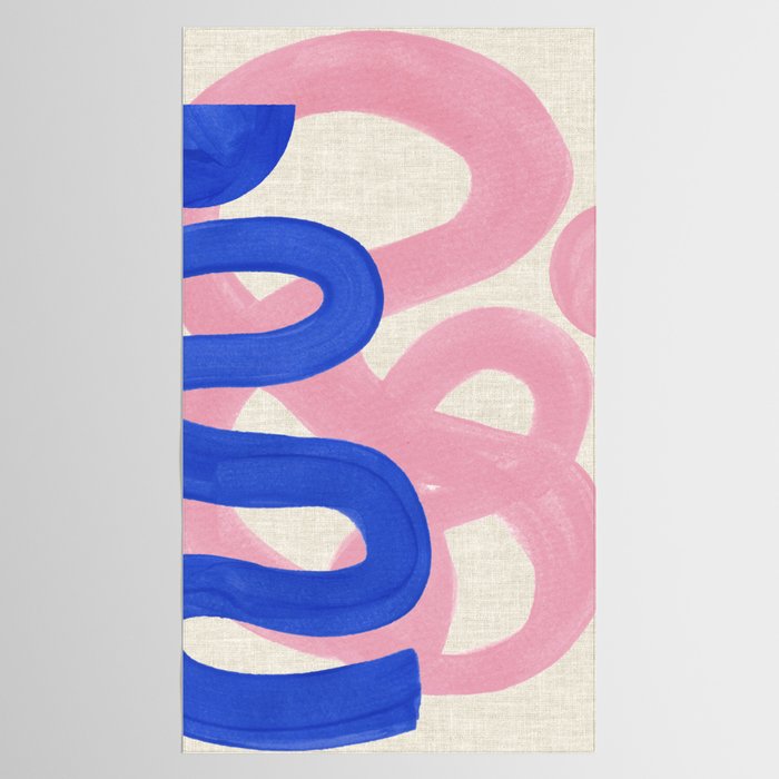 Pink Bloop Tablecloth Gallery Image 2