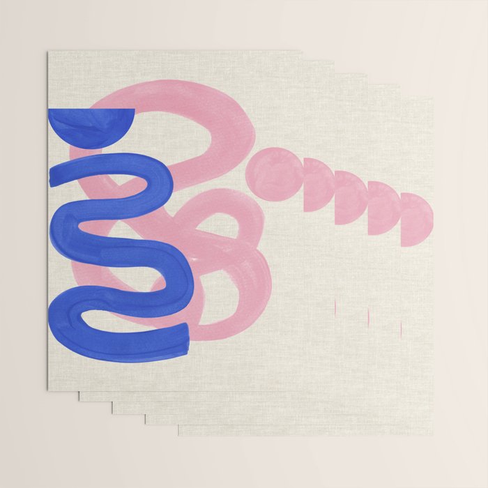 Pink Bloop Wrapping Paper Gallery Image 3