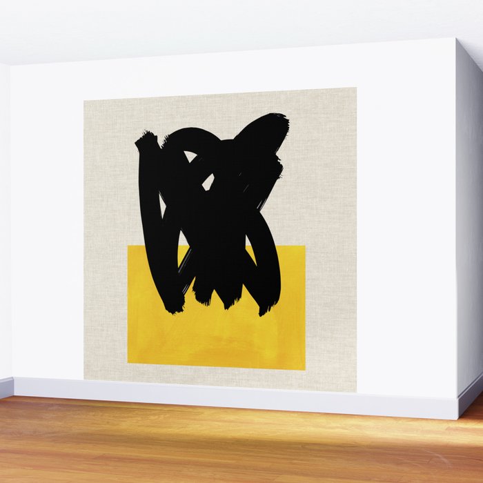 Lemon Flame Wall Mural Gallery Image 2