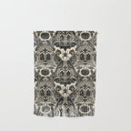 Gothic Halloween Damask - black and cream Wall Hanging Gallery Image 1