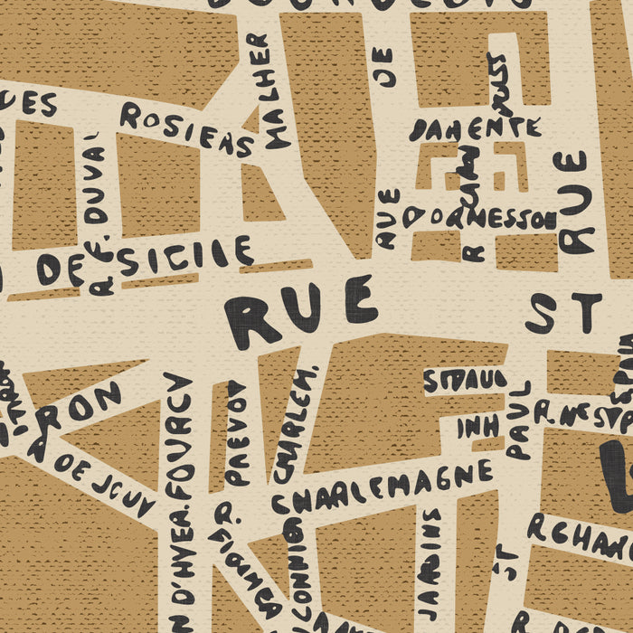 PARIS MAP RUSTIC Coffee Mug Gallery Image 2