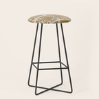 PARIS MAP RUSTIC Stool Gallery Image 1