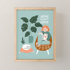 Cozy home Mini Art Print Gallery Image 1