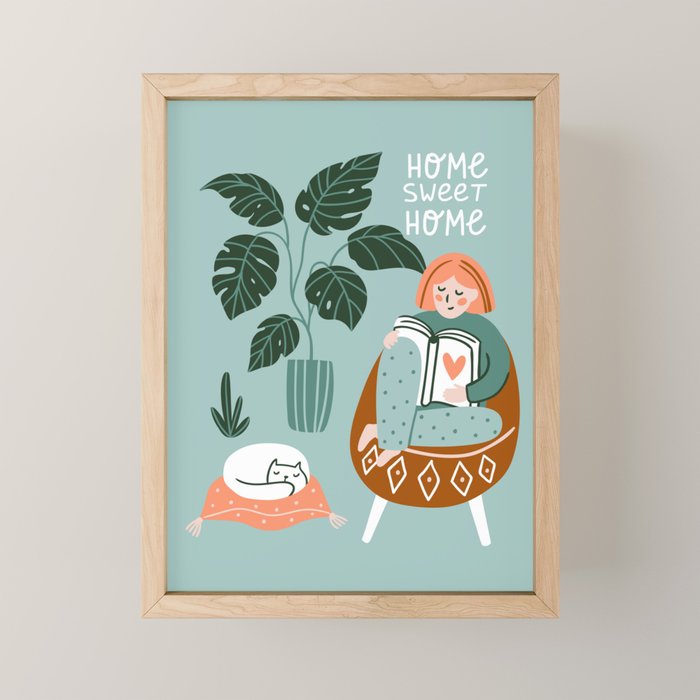 Cozy home Mini Art Print Gallery Image 1
