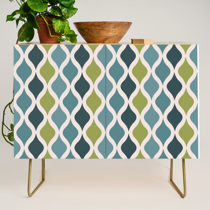 Chartreuse Diammondback Credenza Gallery Image 1