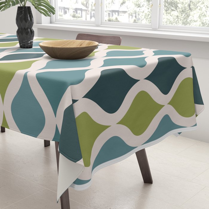 Chartreuse Diammondback Tablecloth Gallery Image 3