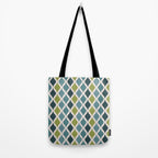 Chartreuse Diammondback Tote Bag Gallery Image 2