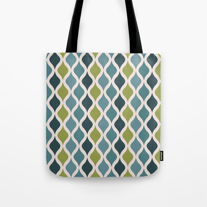 Chartreuse Diammondback Tote Bag Gallery Image 1