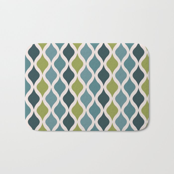 Chartreuse Diammondback Bath Mat Gallery Image 1