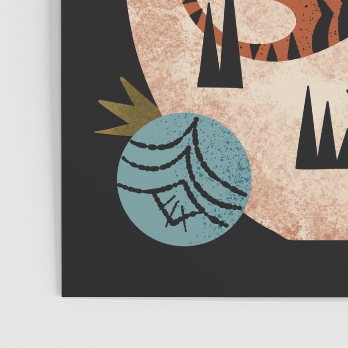 Tiger Vase Bouquet Poster Gallery Image 3