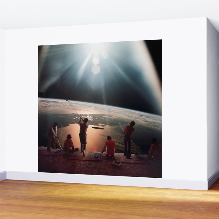 Golfers In Space Wall Mural Gallery Image 2