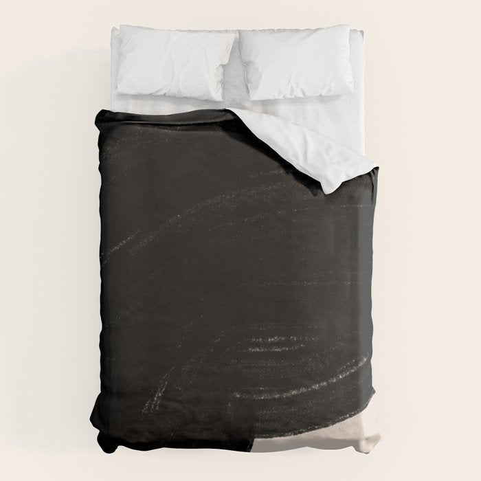 Black Shape Modern Artwork Duvet Cover Gallery Image 6