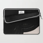 Black Shape Modern Artwork Laptop Sleeve Gallery Image 2
