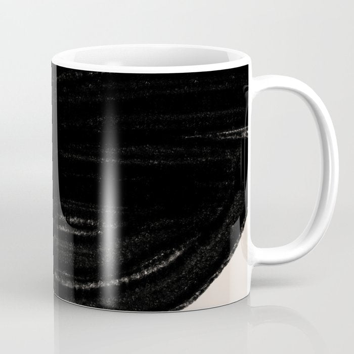 Black Shape Modern Artwork Coffee Mug Gallery Image 1
