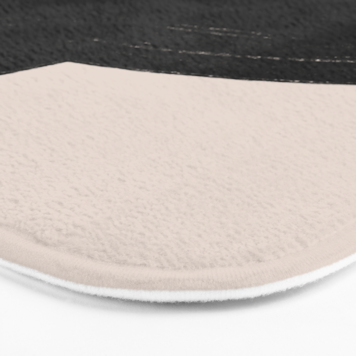 Black Shape Modern Artwork Bath Mat Gallery Image 3