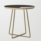 Black Shape Modern Artwork Side Table Gallery Image 1