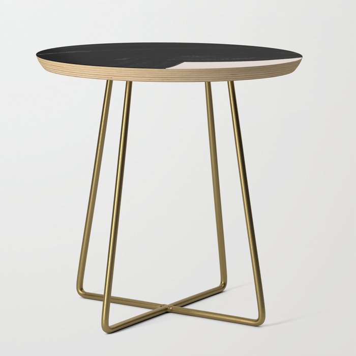 Black Shape Modern Artwork Side Table Gallery Image 1