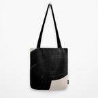 Black Shape Modern Artwork Tote Bag Gallery Image 2