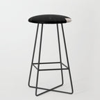 Black Shape Modern Artwork Stool Gallery Image 1
