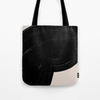 Black Shape Modern Artwork Tote Bag Gallery Image 1