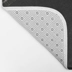 Black Shape Modern Artwork Bath Mat Gallery Image 2