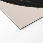 Black Shape Modern Artwork Welcome Mat Gallery Image 2