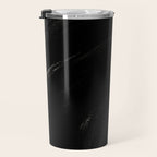 Black Shape Modern Artwork Travel Mug Gallery Image 3