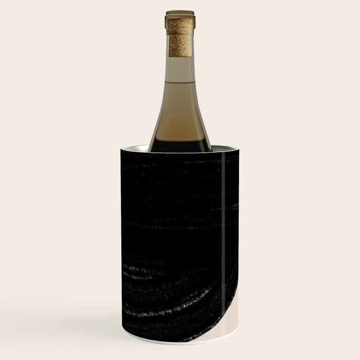 Black Shape Modern Artwork Wine Chiller Gallery Image 3