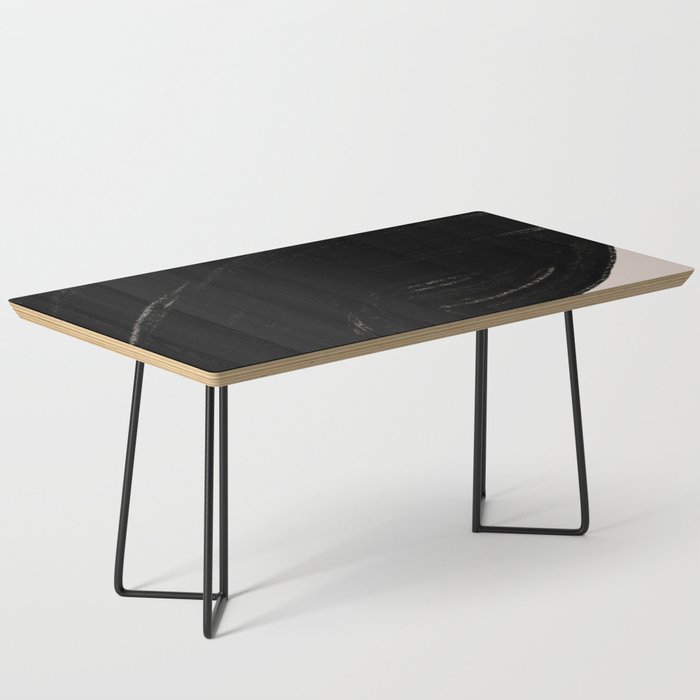 Black Shape Modern Artwork Coffee Table Gallery Image 1