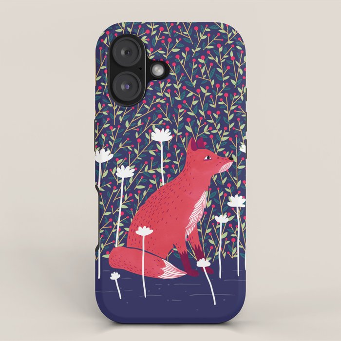 Fox in the Garden iPhone Case Gallery Image 1