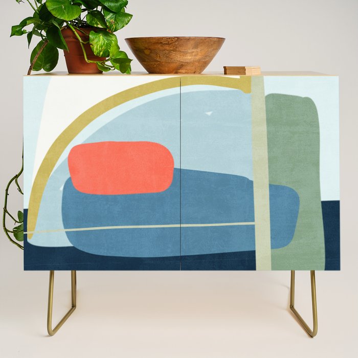 abstract movement Credenza Gallery Image 1