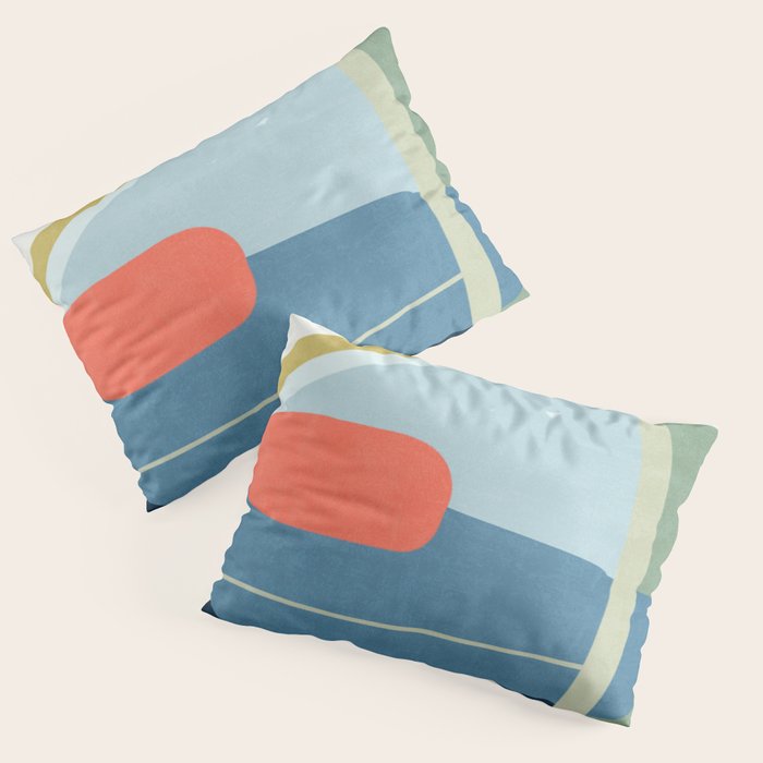 abstract movement Pillow Sham Gallery Image 3