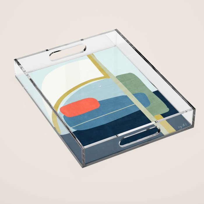 abstract movement Acrylic Tray Gallery Image 1