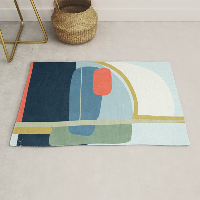 abstract movement Rug Gallery Image 1