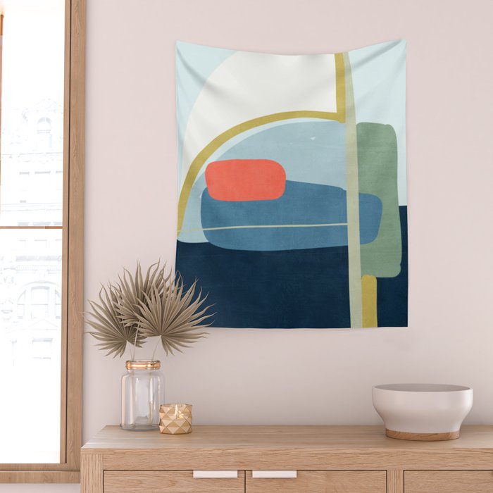 abstract movement Wall Tapestry Gallery Image 2