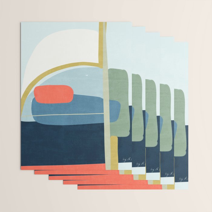 abstract movement Wrapping Paper Gallery Image 3