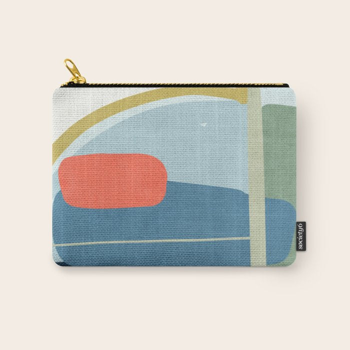 abstract movement Carry All Pouch Gallery Image 1