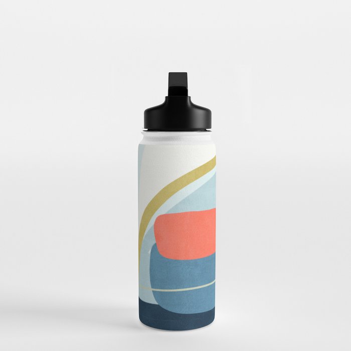 abstract movement Water Bottle Gallery Image 3