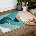 Mint Mountains Outdoor Rug Gallery Image 2