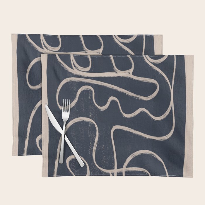 Abstract line art 52 Placemat Gallery Image 1