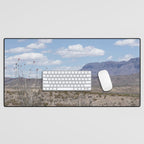 Ocotillo In Bloom at Big Bend National Park Photography Print Desk Mat Gallery Image 1