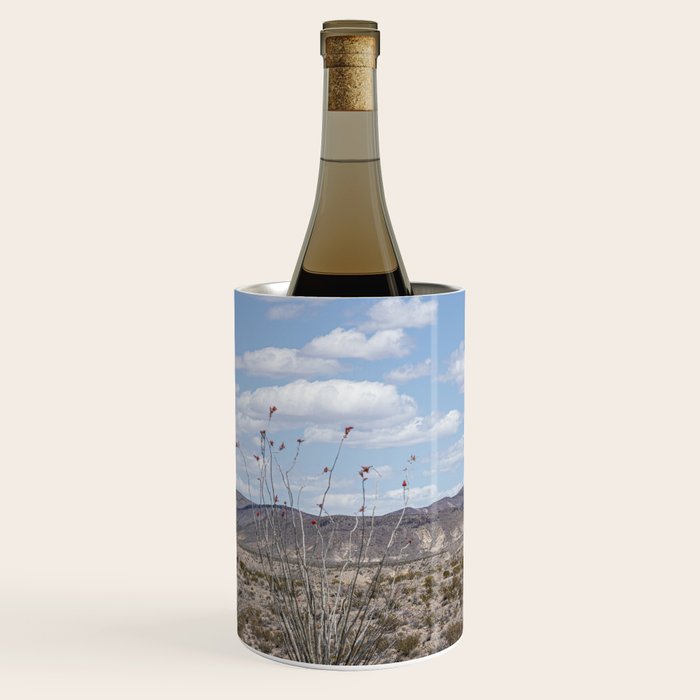 Ocotillo In Bloom at Big Bend National Park Photography Print Wine Chiller Gallery Image 2